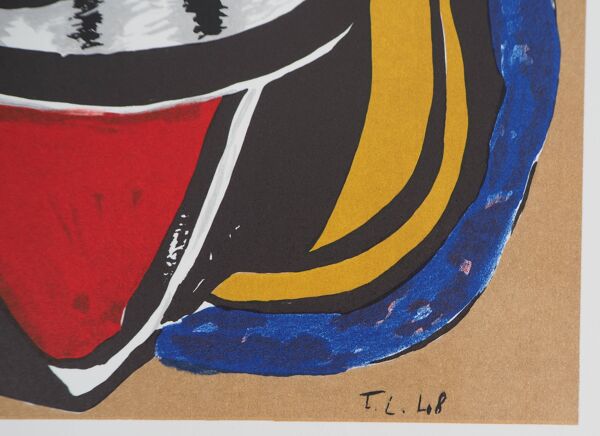 Fernand LÉGER : Nature morte aux pommes, Lithographie signée