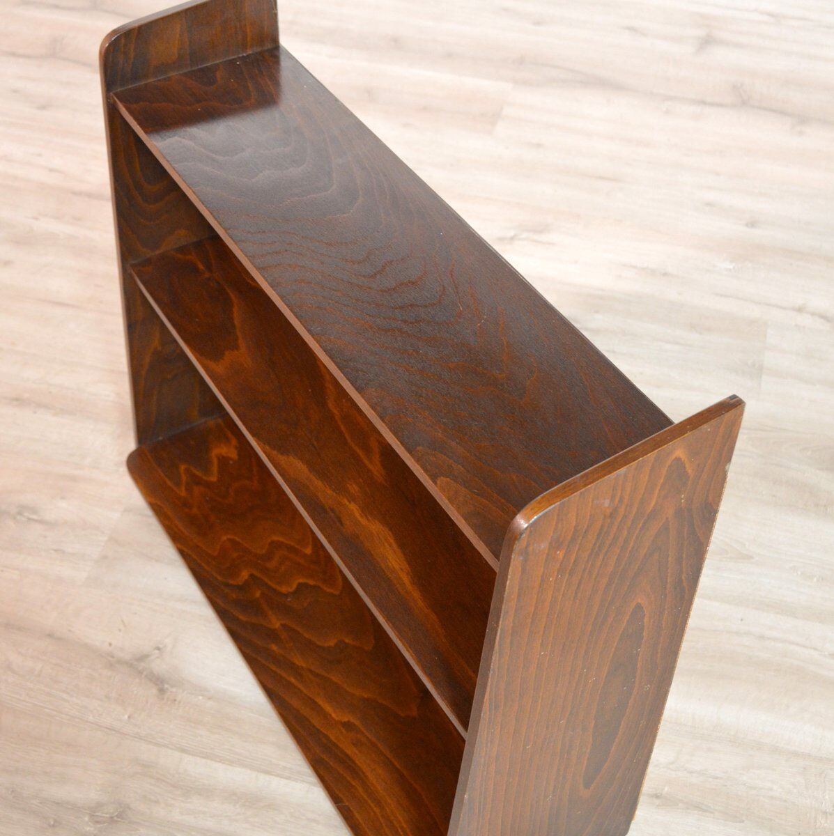 Asymmetrical Scandinavian shelf by Ilse Möbel 1950s