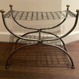 Curule trellis seat