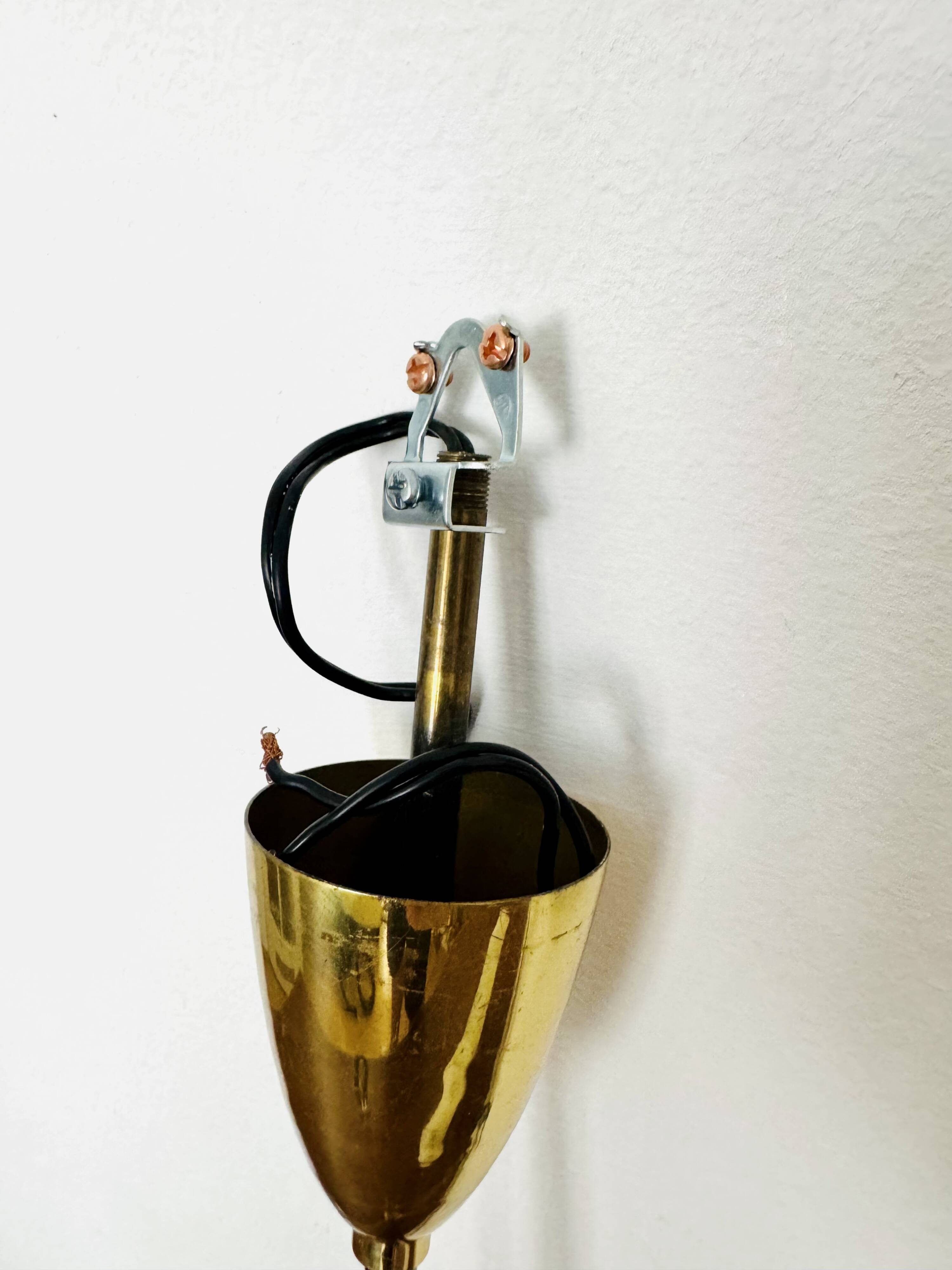 Brass Chandelier by Rupert Nikoll