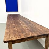 Very large solid pine farmhouse table