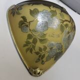 Pair of Gallé wall lights in glass paste (Tip)