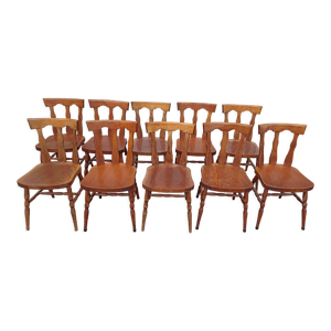 Lot de 10 chaises de