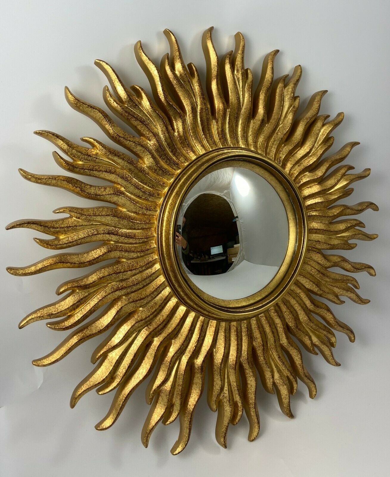 Wizard mirror resine 1970 balthazar dore vintage 51cm