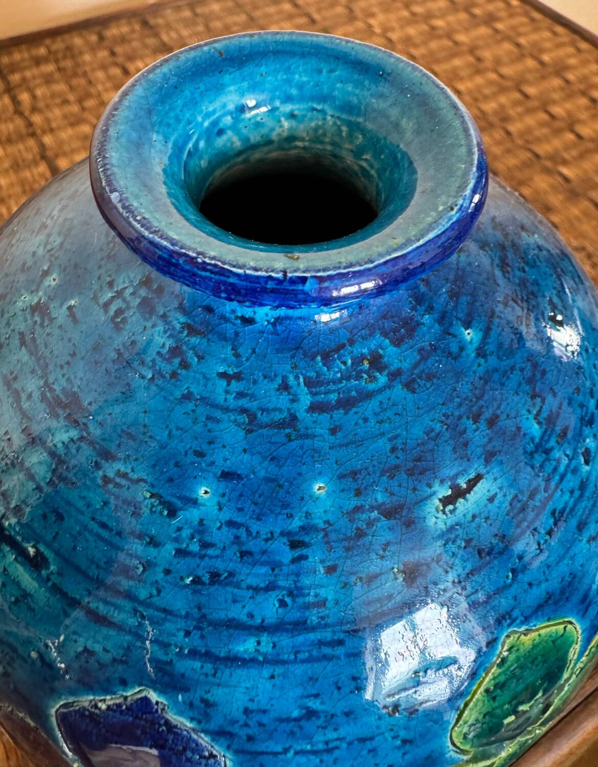 Aldo Londi ceramic ball vase from the 70s