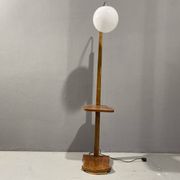 Lampe de sol art déco, années 1930, Tchécoslovaquie