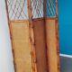 Paravent bambou et rotin vintage 1940