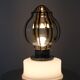 Murano glass lamp, tulip-shaped
