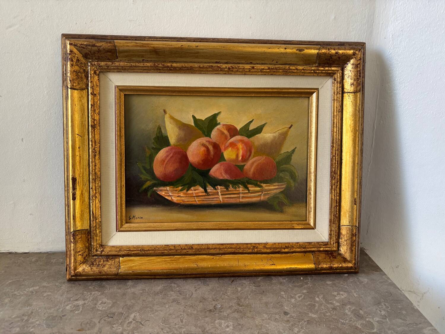 Nature morte signée
