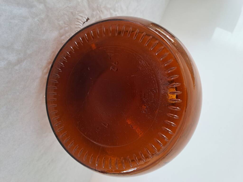 Grande bouteille en verre