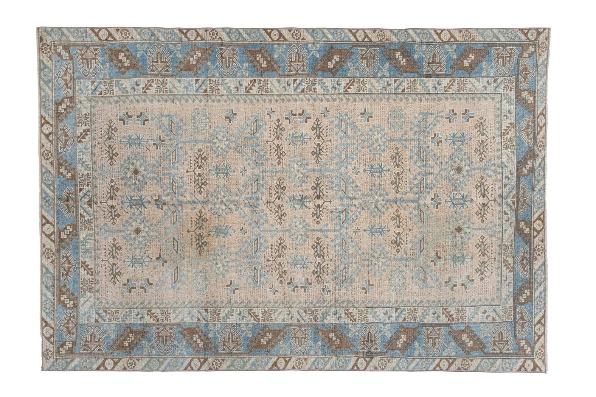 Vintage Turkish handmade rug 190x281 cm