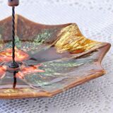 Large old ceramic umbrella tray