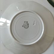 4 assiettes à dessert fruits d’été vintage