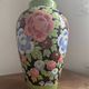 Large Keramis vase – Art Deco period with Peony motif – A splendour