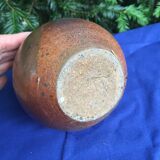 Pitcher in two-tone glazed stoneware