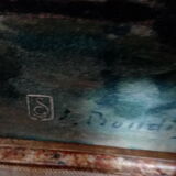 Marine lithograph reproduction table