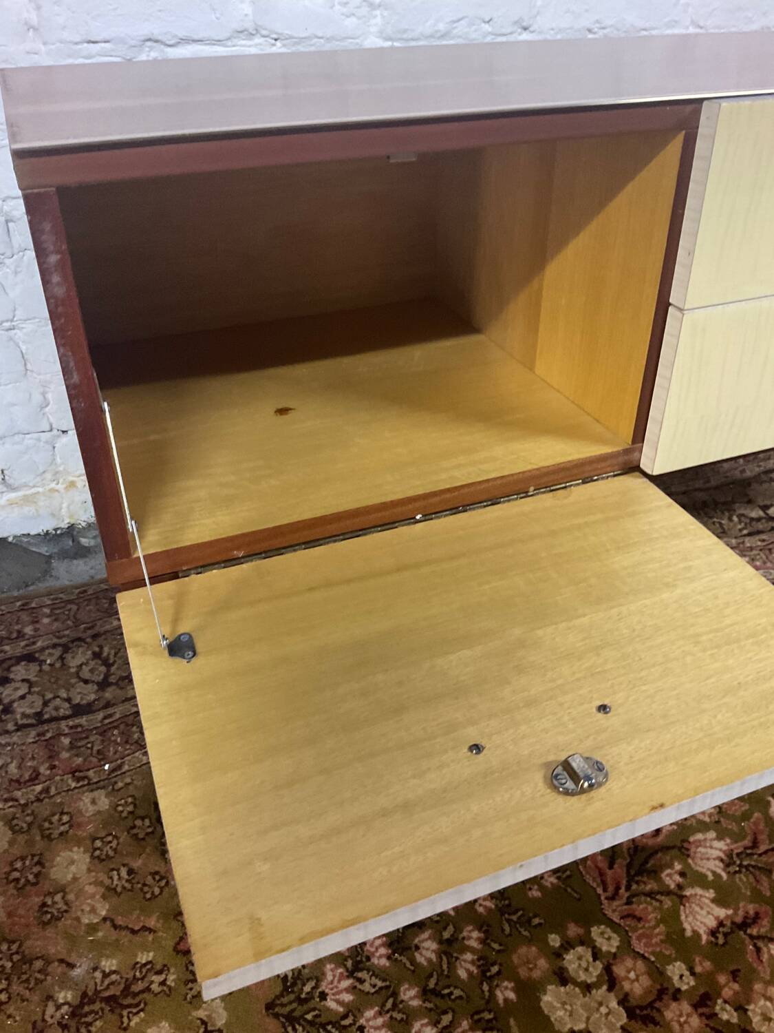 Vintage teak TV cabinet sideboard