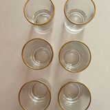 Ensemble de 6 verres à liqueur