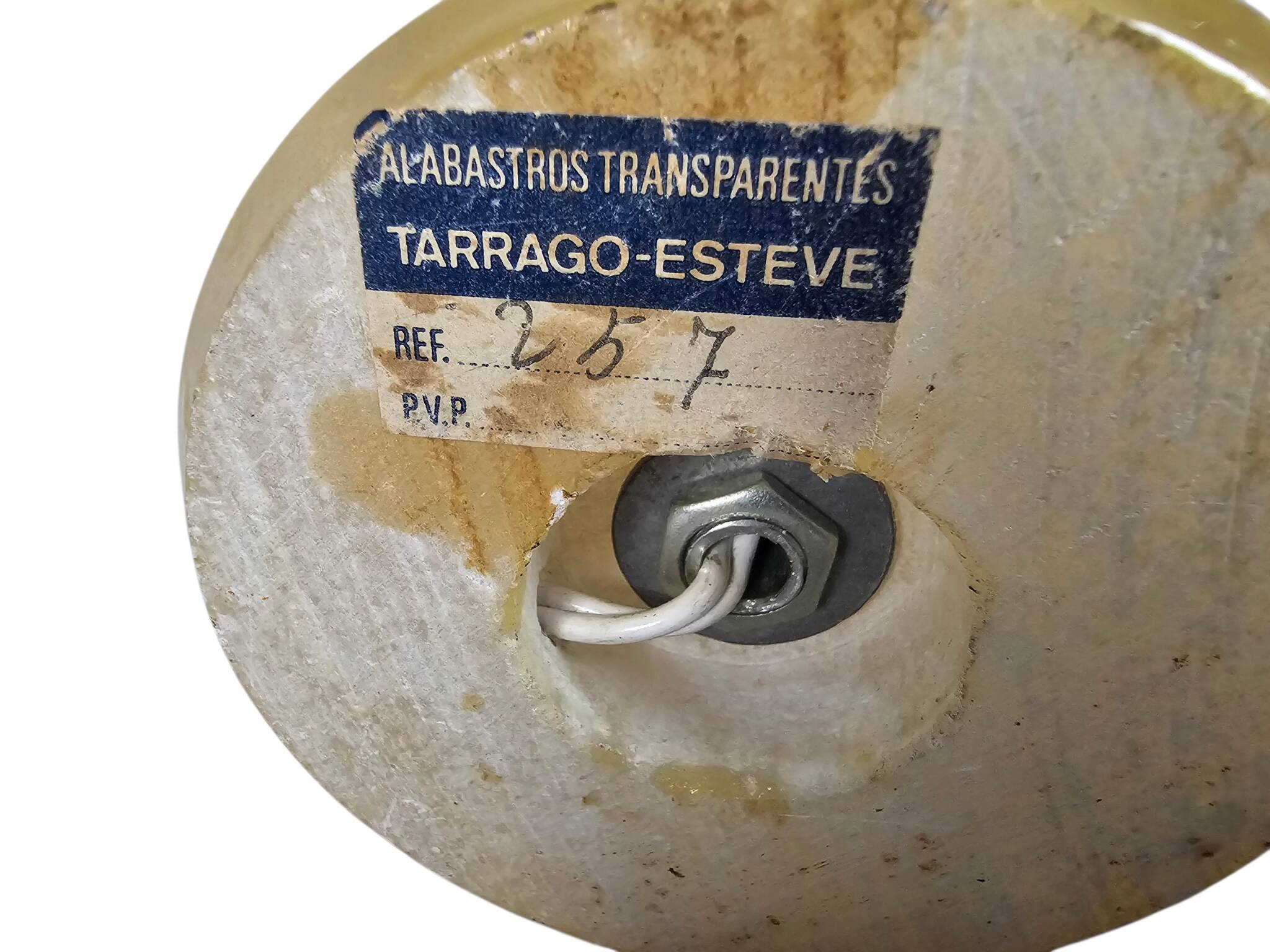 Tarago Esteve - Albastros - Lampe de table - Sgraffito - Espagne - 3e quart 20