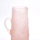 Empoli pale pink glass pitcher, 60s