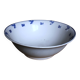 Blue salad bowl Digoin Art Deco Flowers