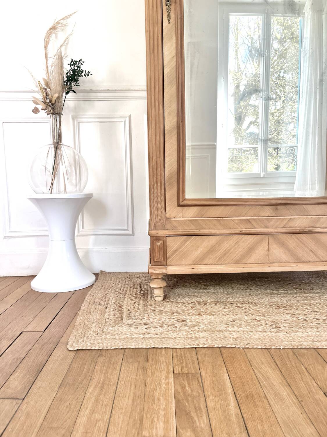 Restored Rococo Bonnetière Wardrobe