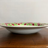 Hollow round dish sarreguemines art nouveau