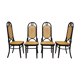 Chairs in bent beech and vienna straw, 1980