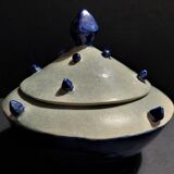 Ceramic bonbonnière signed job dated 8/08