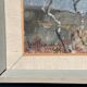 Original Swedish Oil on Panel - 'Landscape with Water' by Josef Sandberg - Signed - Vintage and Framed - 54.5 × 38.5 cm