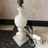 Alabaster lamp base