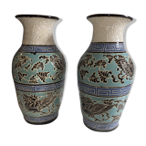 Pair of Art Deco Kéramis vases