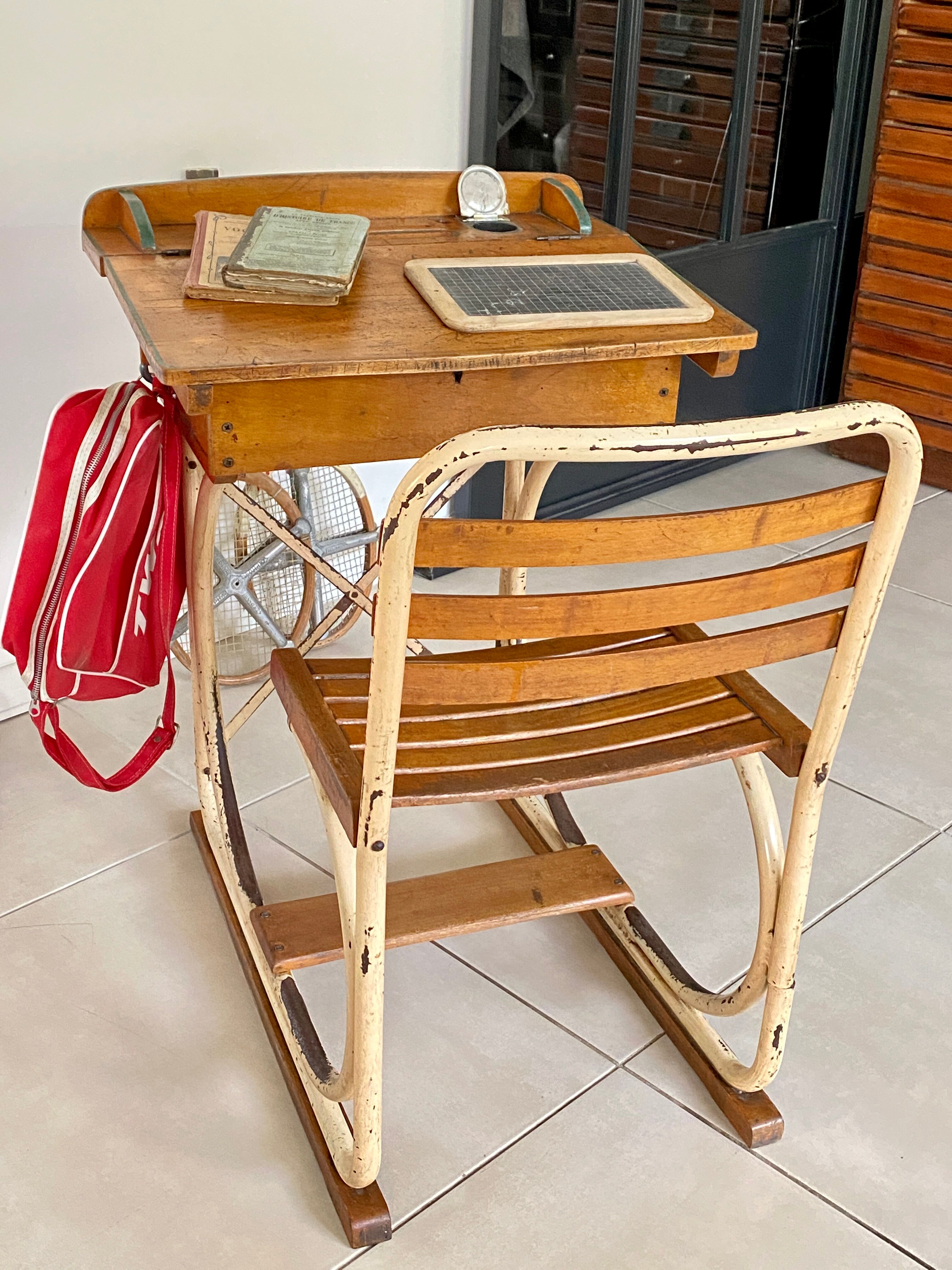 Vintage school desk