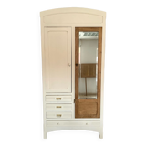 Vintage wardrobe with mirror