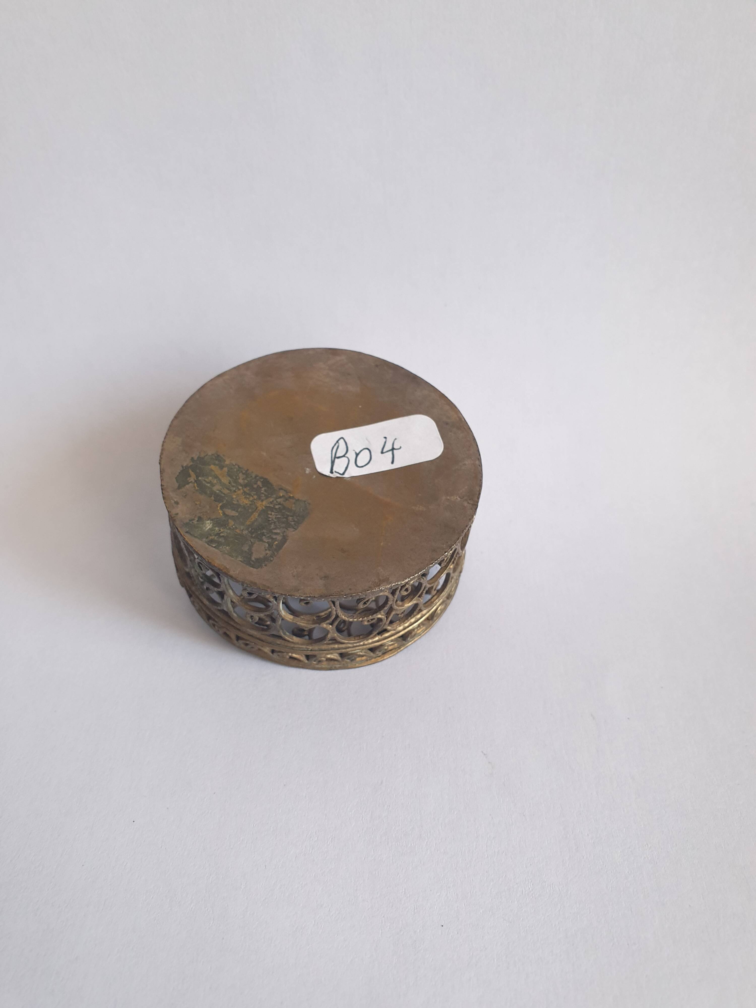 Antique openwork incense box from Asia