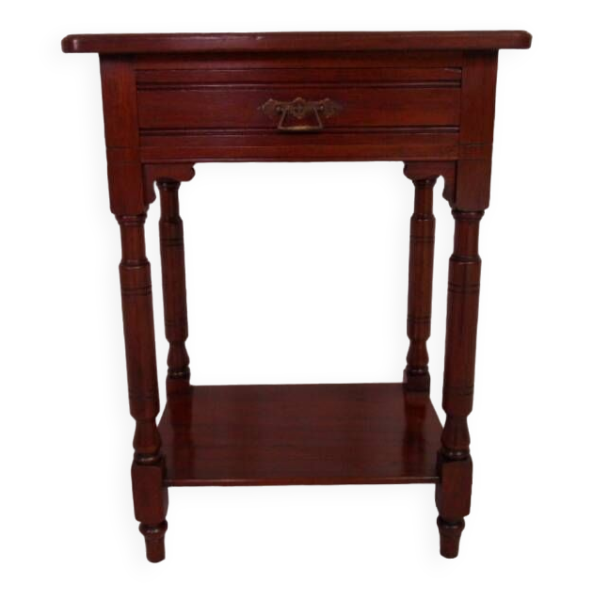 Art Nouveau mahogany sidetable