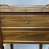 Old rag maker Louis XVI style marble side table early twentieth century