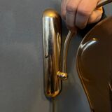 Vintage wall lamp Hollywood Regency Golden Flower