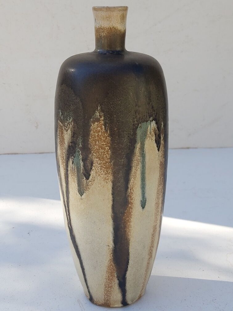 Jean Pointu Art Nouveau sandstone vase