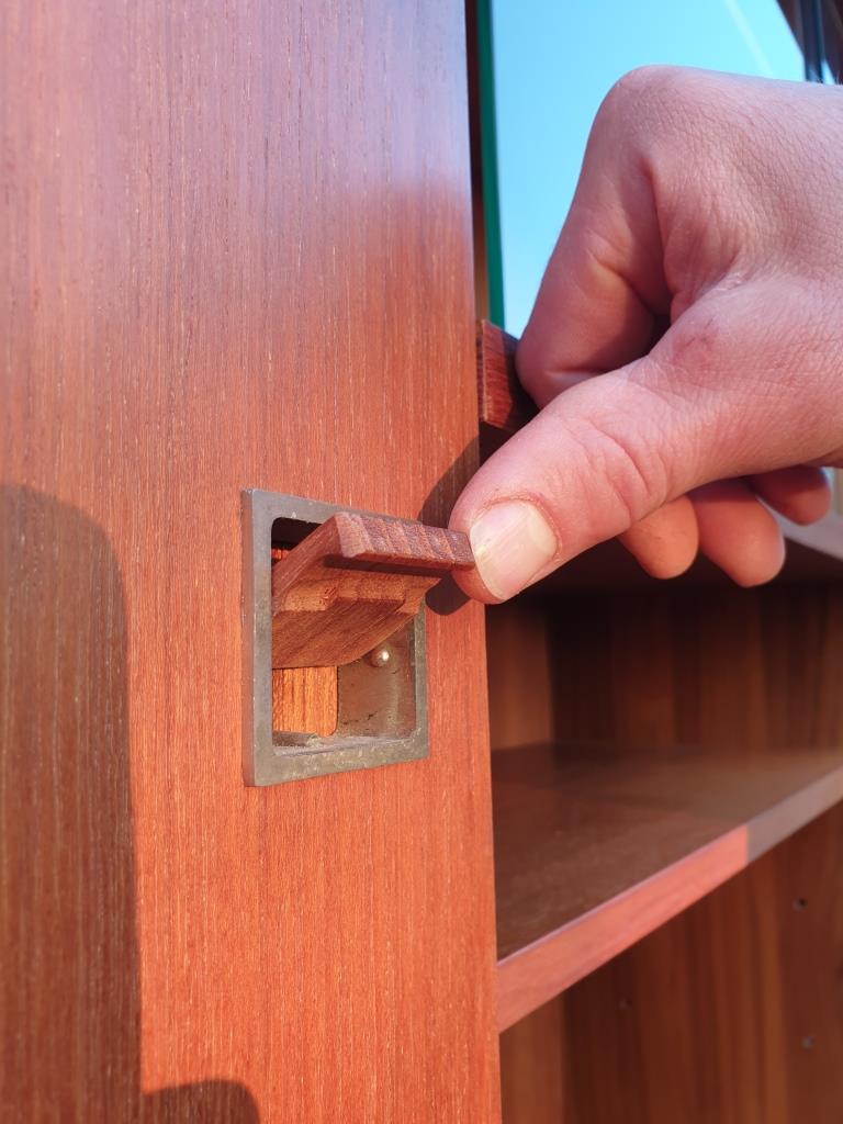 Modular teak furniture 1960 Arnaud design Louis Paolozzi