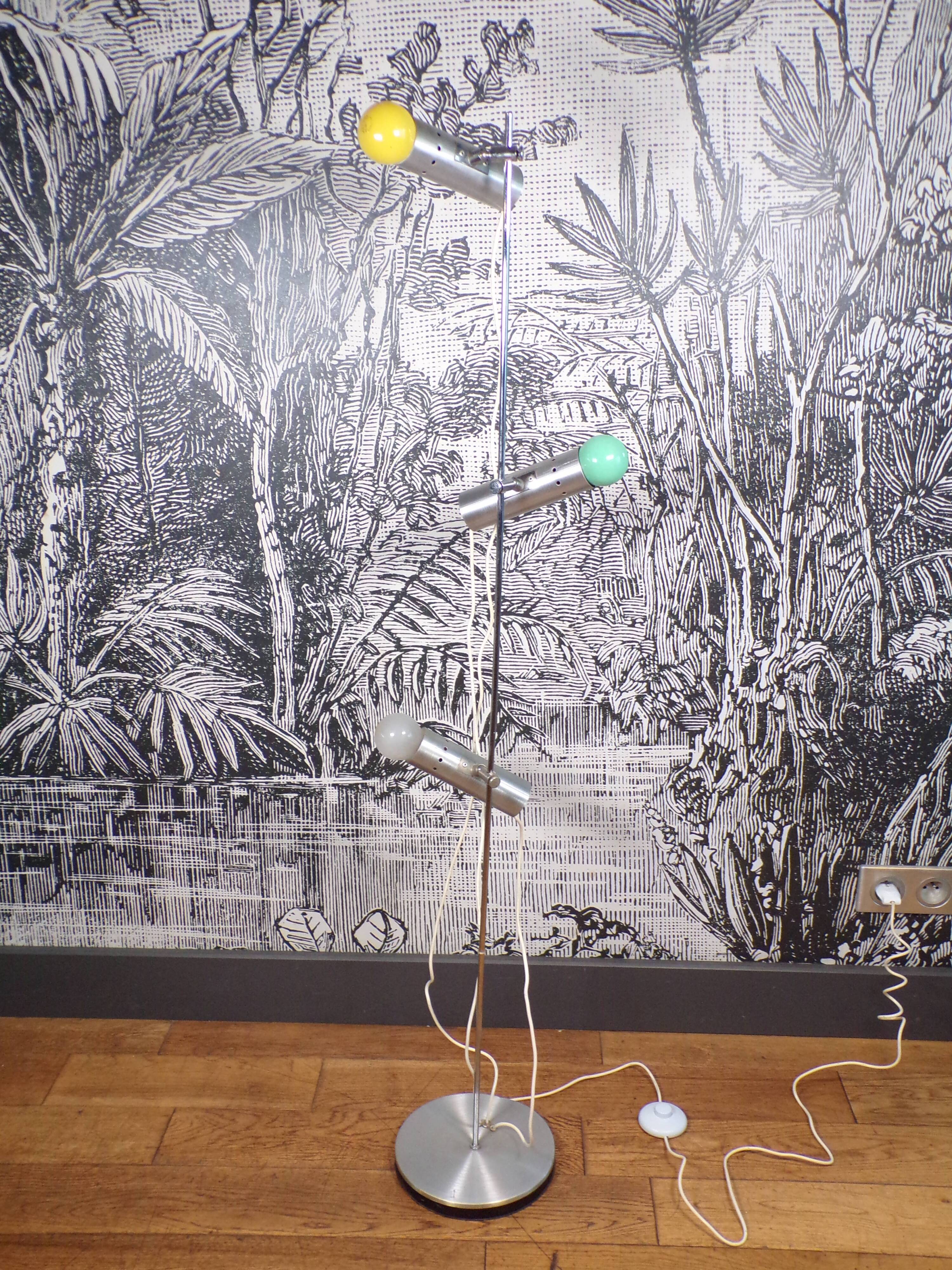 1960 floor lamp 3 lights