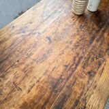 Monastery-style farmhouse table, pine, 210cm