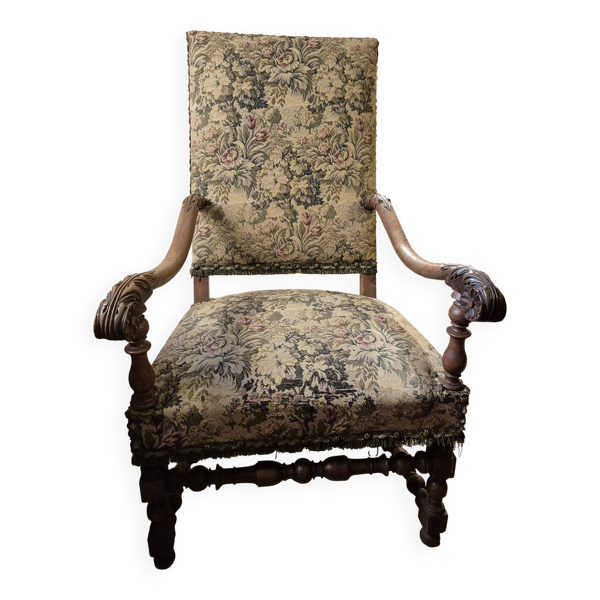 Fauteuil style Louis XIll époque fin XIXè