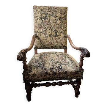 Fauteuil style Louis XIll époque fin XIXè