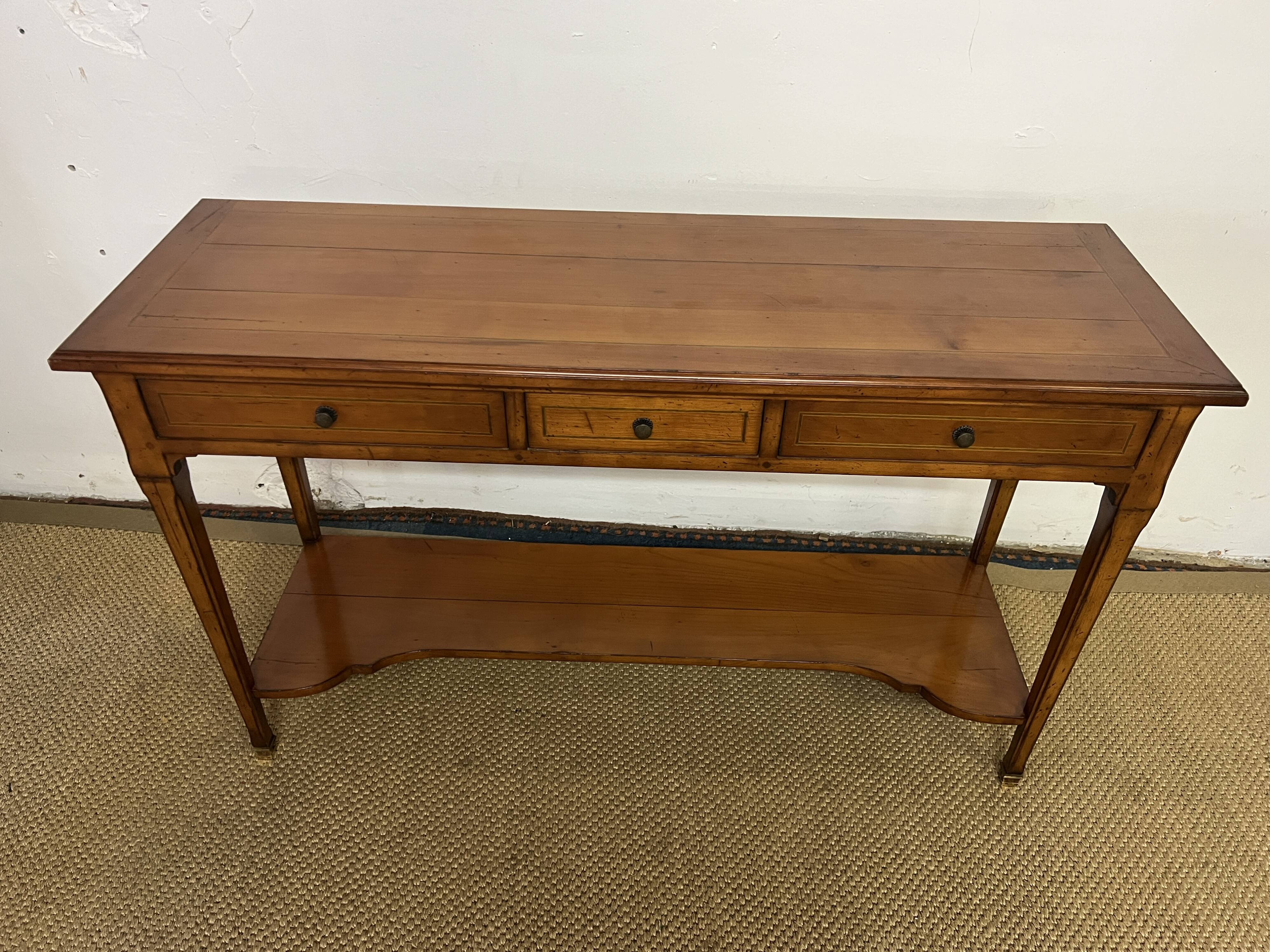 Console / server in Louis XV style cherry wood