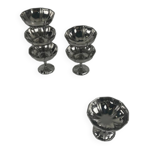 lot de 6 coupes à glaces