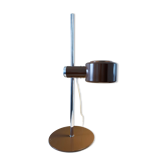 Lampe de table piccolo brown and chrome par Lyfa du Danemark, années 1970