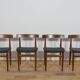 Mid-Century Teak Dining Table & Chairs by Hans Olsen for Frem Røjle.