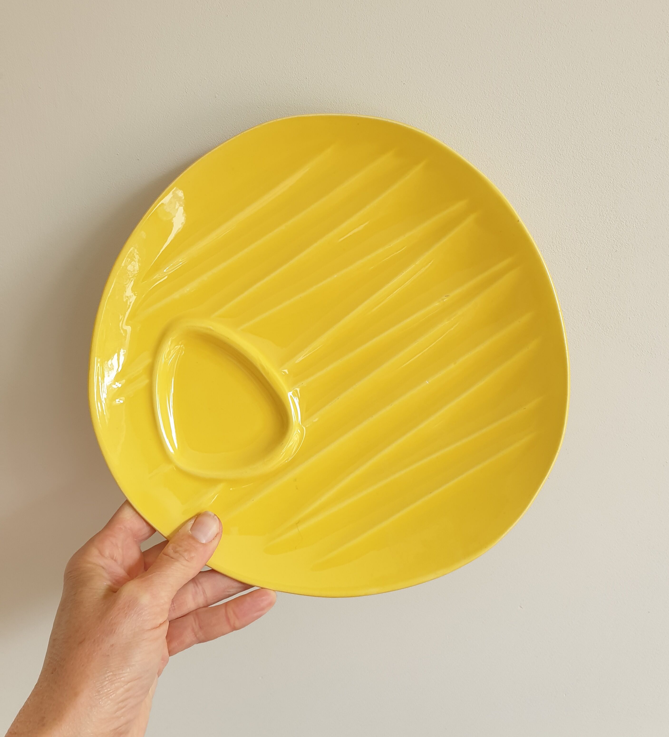 Duo plates with asparagus