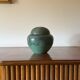 Art Deco green vase / potiche Ikora series, Paul Haustein, WMF Germany ca.
